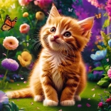 Puzzel 500 stukjes schattig katje Trefl