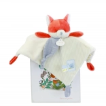 Doudou cadeau set knuffeldoek vos Rozemarijn 27 cm