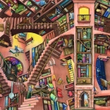 Puzzel Absurd Bibliotheek 500 stukjes