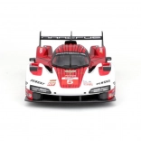 metalen automodel 1:24 bburago porsche 963 white/red #5