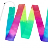 Goki gymnastieklint met stok regenboog