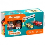 Waffle Mini Blokken – race set 80 onderdelen