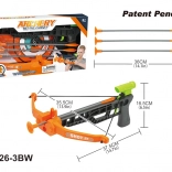 Kindersportkruisboog met doel en pijlen
