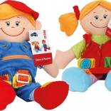 Small Foot stoffen poppen Chiara en Massimo, set van 2 stuks