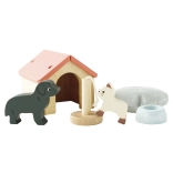 Le Toy Van set houten huisdieren – hondje en katje