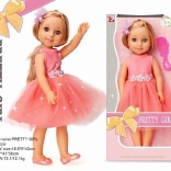 Pop Pretty Girl in roze jurk 36 cm