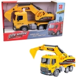 constructieauto met vliegwielaandrijving met licht en geluid, 25 × 8 × 14 cm