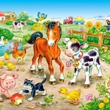 Puzzel 120 stukjes – Op de boerderij