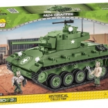 Cobi M24 Chaffee – bouwset van een tank uit de Tweede Wereldoorlog (590 stenen, 2 minifiguren)