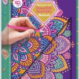 Blok A5 Paarse Mandala Diamantschilderen