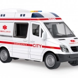 Ambulance auto met effecten 21 cm