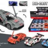 Metalen auto met terugtrekmechanisme 12 cm