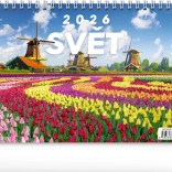 Bureaukalender Wereld 2026
