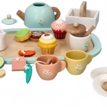 Pastelkleurige theeset Lelin