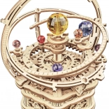 Rokr 3D houten puzzel Sterrennacht – mechanisch planetarium met muziekdoos