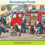 Puzzel 15 stukjes Brandweer