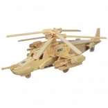 Houten 3D puzzel Helicopter