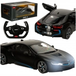 RC auto RASTAR BMW i8 1:14 met deuren die open kunnen – zwart