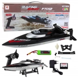 Racer RC-boot FT012 zwart, max 50 km/u