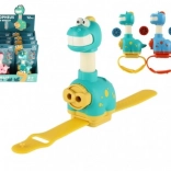 Polsprojector dinosaurus voor kinderen, kunststof, 11 cm, 3 kleuren