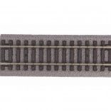 Piko rechte rail G115 met bedding, H0