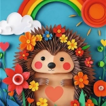 TREFL Puzzle Paper Art: Kleine egel 160 stukjes