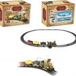 Historische treinset op batterijen