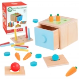 Woopie Green houten educatief lade-sorteerspeelgoed Montessori