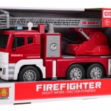 Interactieve brandweerwagen met licht-, geluid- en waterfuncties op schaal 1:12