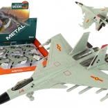 Frictionaandrijving gevechtsvliegtuig schaal 1:72 grijs