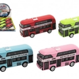 Metalen dubbeldekker bus met terugtrekmechanisme