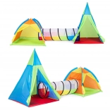 Kinder speelset tent 3-in-1 iglo tipi tunnel IPLAY