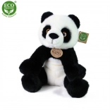 Zittende pluchen panda 27 cm eco‑friendly