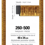 ART PUZZLE puzzellijst 48 × 34 cm goud, voor 500 stukjes