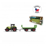 Tractor met aanhanger met geluid en licht