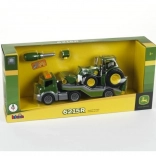 JOHN DEERE tractor om te monteren op een transportaanhanger