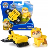 Paw Patrol Rubble-figuur met hoverboard 6 cm