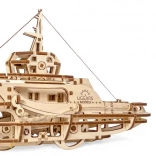Ugears houten mechanische puzzel sleepboot