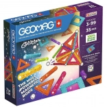 Geomag Glitter – magnetische bouwset 35 delen