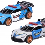 Politiewagen met vliegwiel met licht- en geluidseffecten 18 cm