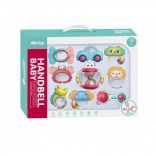 set van rammelaars en bijtspeeltjes voor baby, 9 stuks