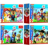 Minipuzzel Paw Patrol - 54 stukjes, 4 soorten