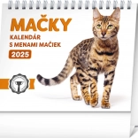 Bureaukalender Katten met Namen 2025