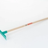 Bosch kinderhark met houten steel