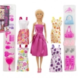 Modelpop plastic 30 cm met kleding en accessoires