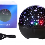 Sterrenprojector Nachtlamp Speaker 2-in-1 zwart