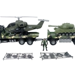 Militaire trekker met soldaat 80 cm