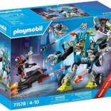Playmobil robot vs zweefvliegtuig – bouwset 96 onderdelen