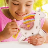 4M set voor het naaien van een eenhoorn-portemonnee