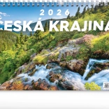Bureaukalender Tsjechisch landschap 2026